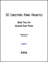 30 Christmas Piano Favorites for Second Year Piano piano sheet music cover